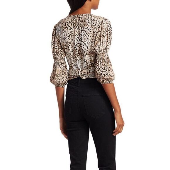 Faithfull The Brand
Bisset Leopard Print Wrap Top Blouse Size 6 - Picture 6 of 9